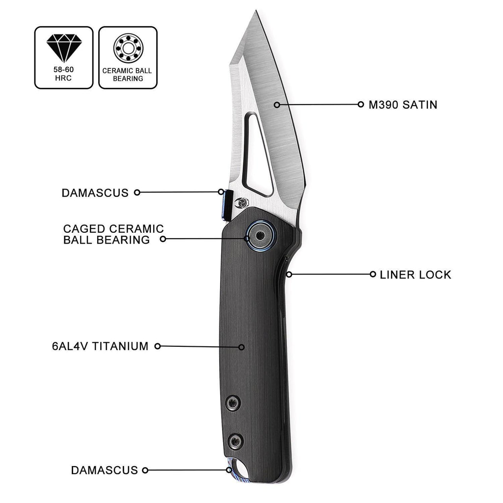 CAVOLKNIFE Denka-C02 Thumb Stud Knife