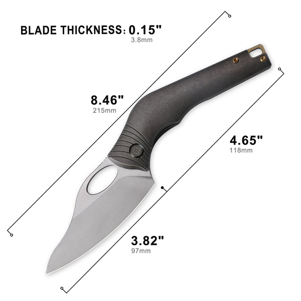 CAVOLKNIFE Amuse-C04 Thumb Hole Knife
