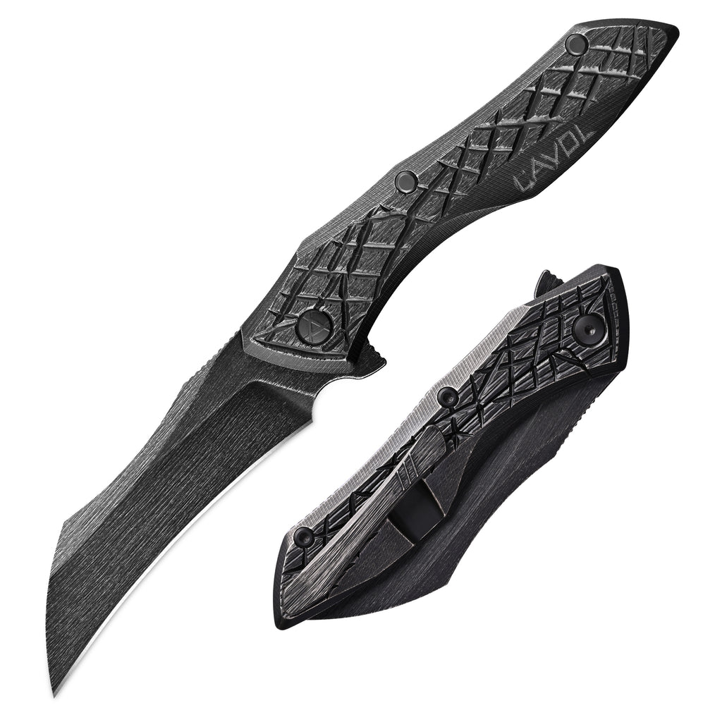 CAVOLKNIFE Longvow-C13 Flipper Knife