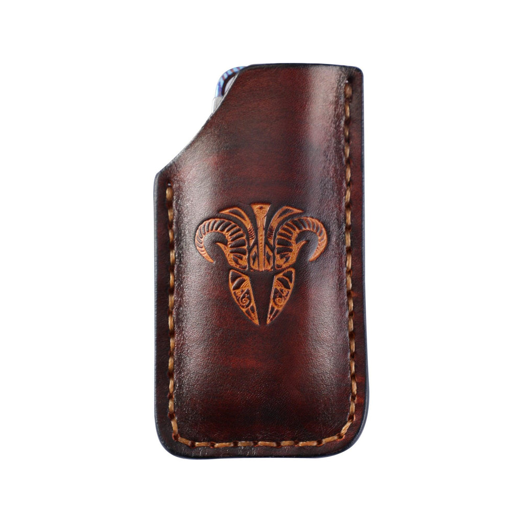 Leather Knife Sheaths Belt Pocket Knife Holder Edc Leather - New