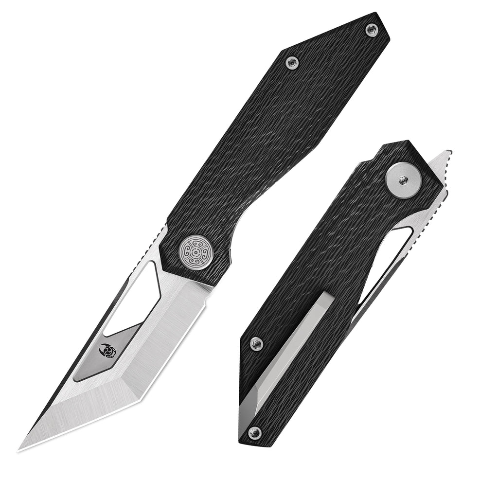 CAVOLKNIFE Shimo-C05 Front Flipper/Thumb Hole Knife