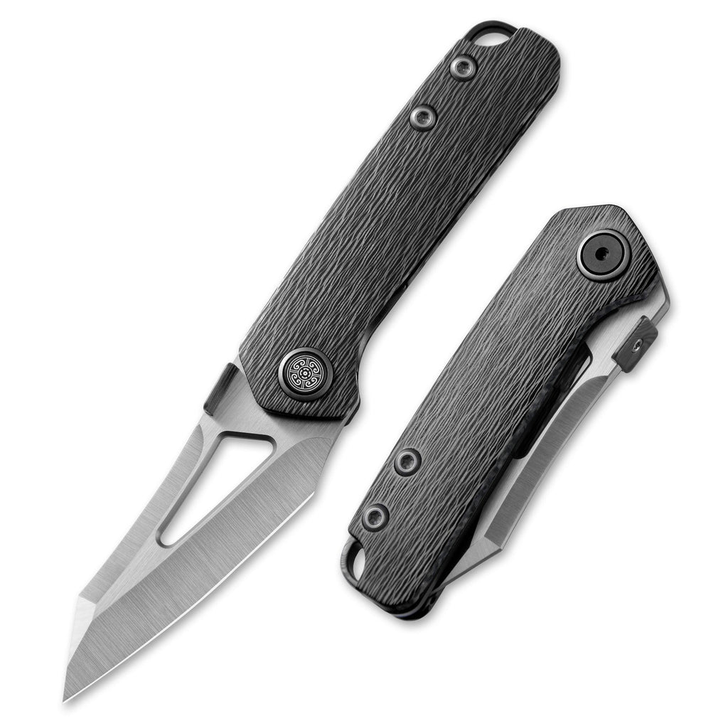 CAVOLKNIFE Denka-C02 Thumb Stud Knife Carbon Fiber