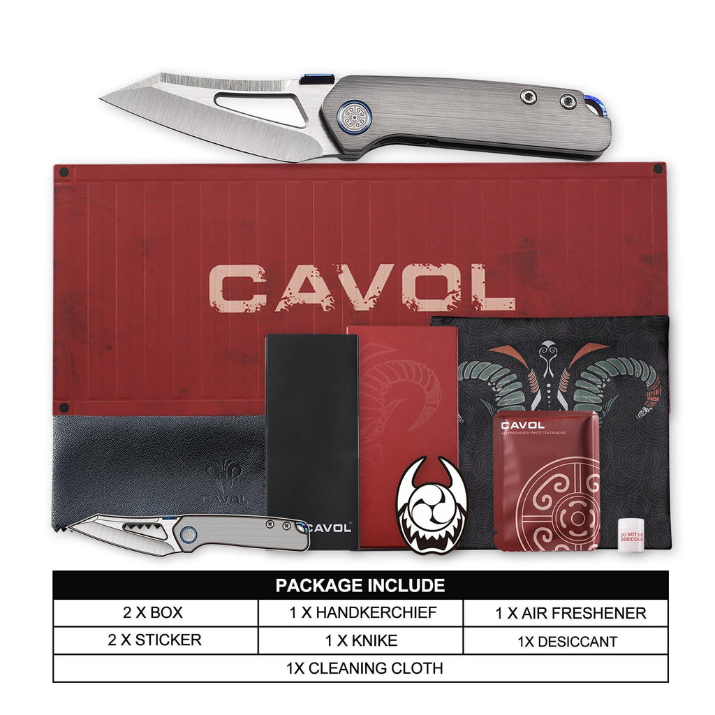 CAVOLKNIFE Denka-C02 Thumb Stud Knife