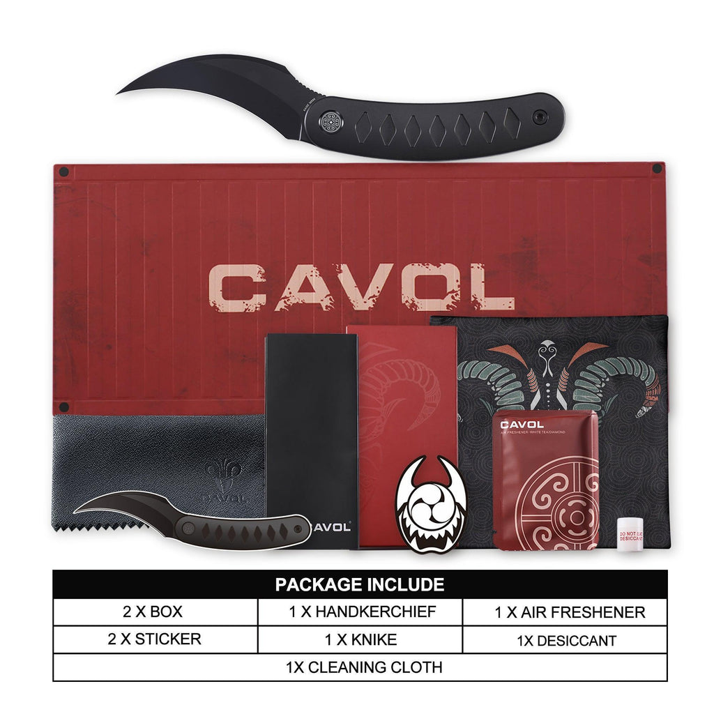 Front Flipper Pikal Knife Ti Beak - Kage&cavolknives