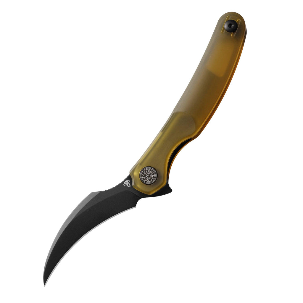 CAVOLKNIFE Mantis-C09 Ultem Handle ELMAX Flipper Pikal Knife