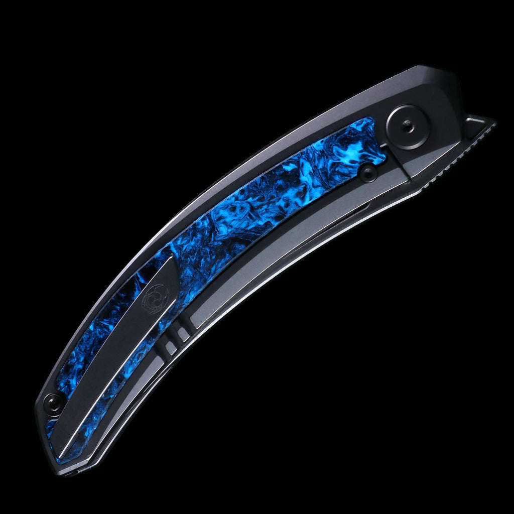 Flipper GITD Carbon Fiber Glow Knife - Kamasu&Cavolknives – cavolknives