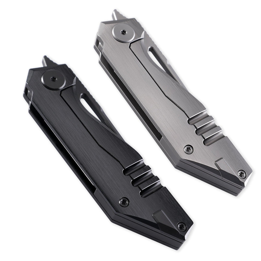 CAVOLKNIFE Shimo-C05 Front Flipper/Thumb Hole Knife