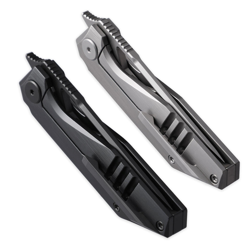 CAVOLKNIFE Shimo-C05 Front Flipper/Thumb Hole Knife